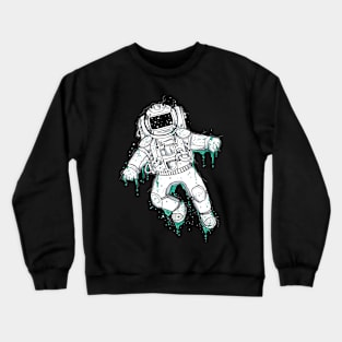 Melting spaceman Crewneck Sweatshirt